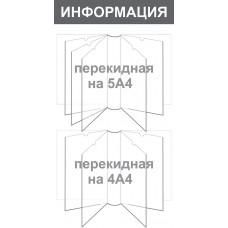 Стенд «Информация» две перекидные системы