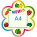 Стенд для садика "Меню"