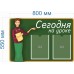Стенд "Сегодня на уроке"
