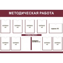 Стенд "Методическая работа" с перекидной системой