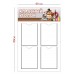 Стенд информационный "Классный уголок", 4 кармана А4 900x600мм