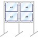 Напольный стенд 4 кармана А1